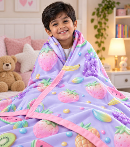 Candy Bloom Dreams Pure Cotton Blanket