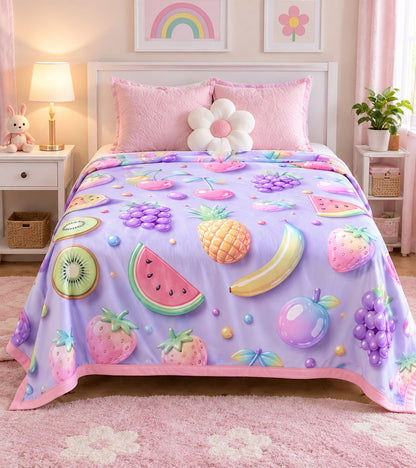 Candy Bloom Dreams Pure Cotton Blanket