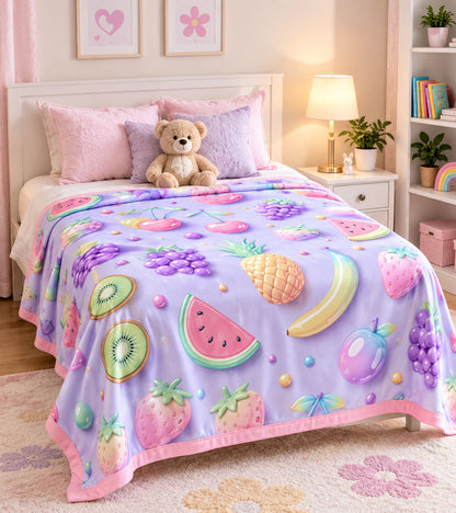 Candy Bloom Dreams Pure Cotton Blanket