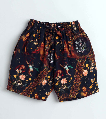 Vatican Baby Painting Printed Boys Co ord Set