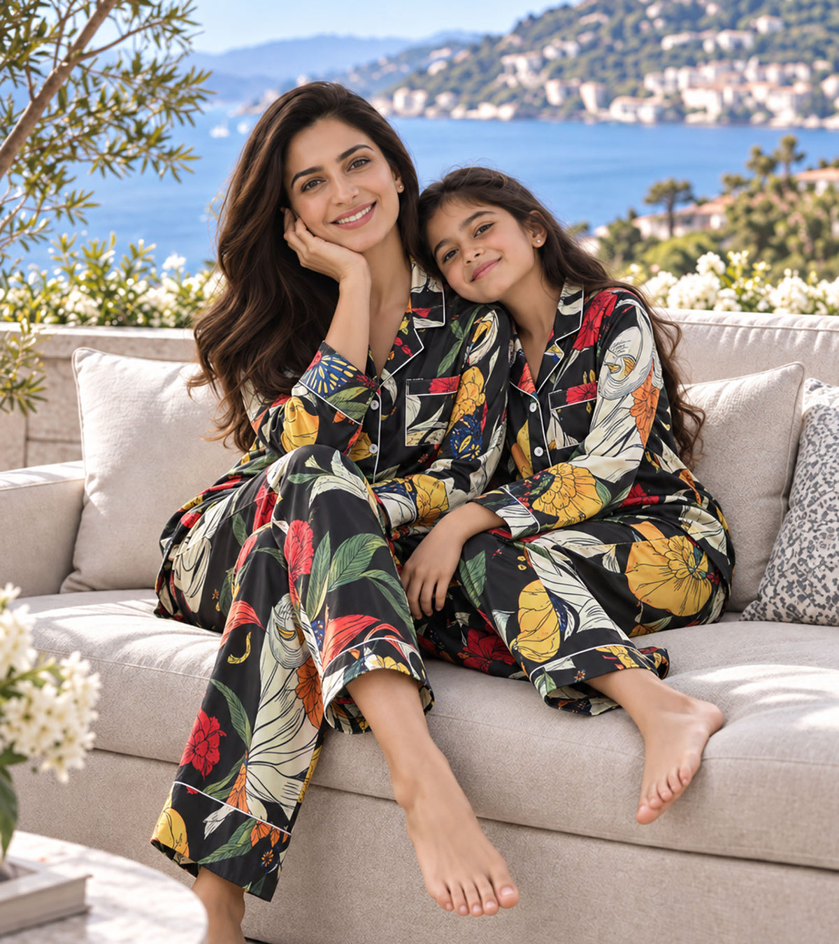 Villa Flora Luxe Mom & Me Matching Lounge Set