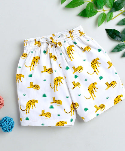Leapord Print Boys Shorts