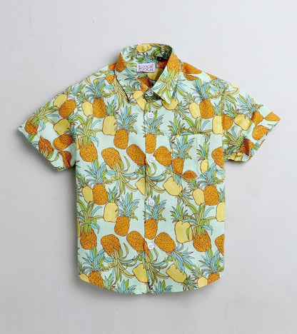 Hawain Printed Half Sleeve Shirt