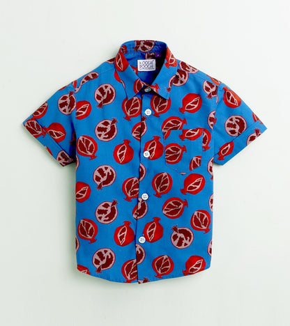 Electric Anar Printed Half Sleeve Shirt