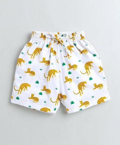 Leapord Print Boys Shorts