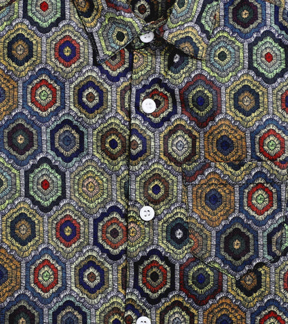 Mosaic Printed Half Sleeve Shirt