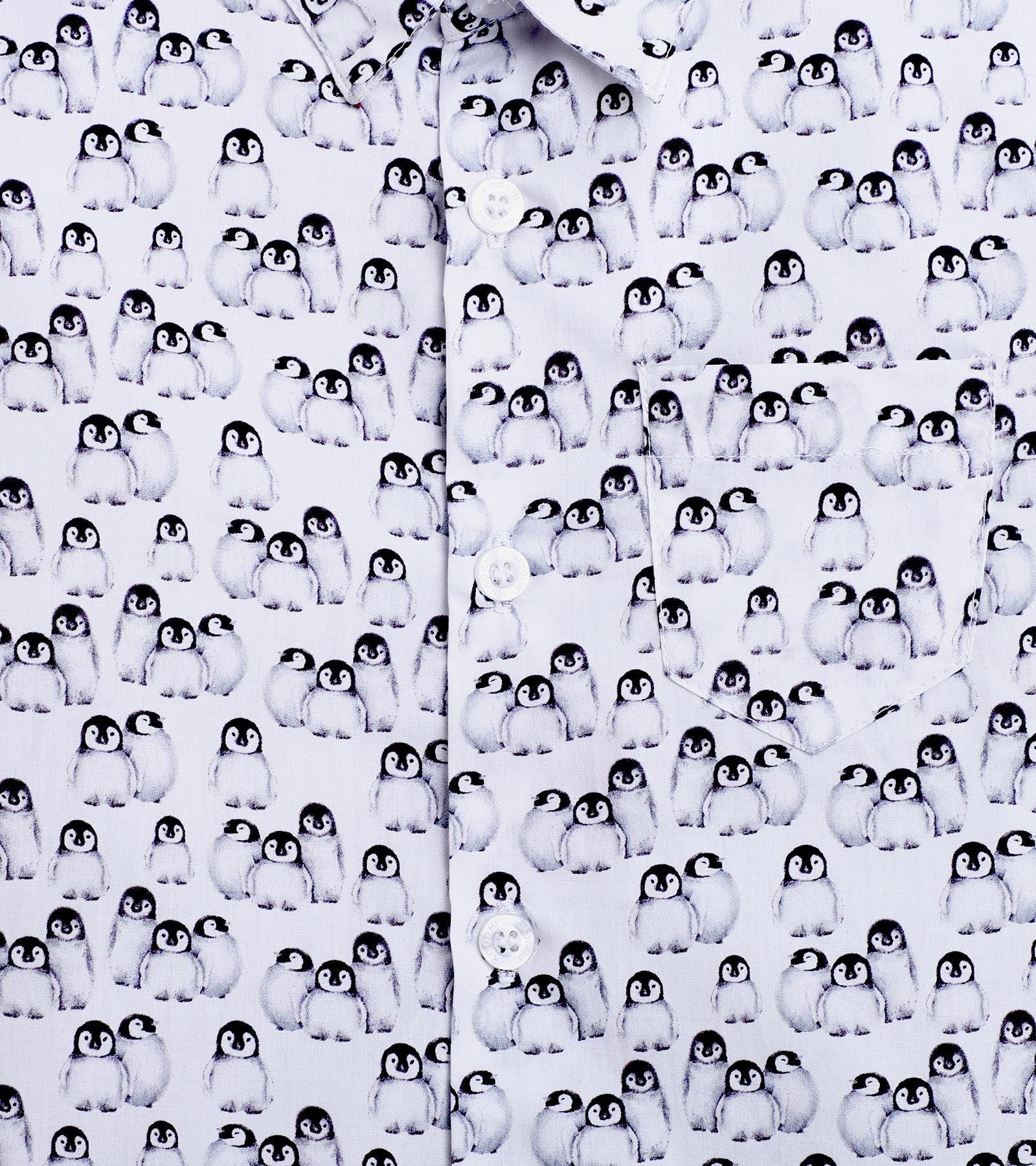Penguin Printed Half Sleeve Shirt