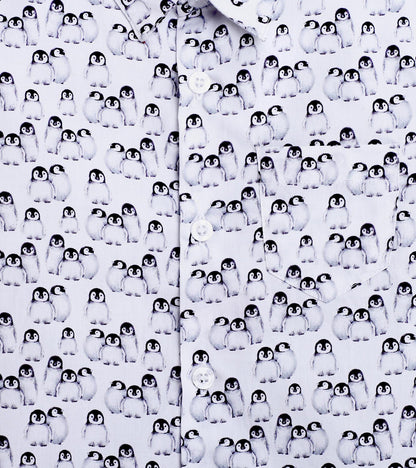 Penguin Printed Half Sleeve Shirt
