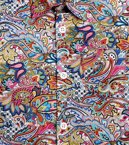Paisley Printed Half Sleeve Shirt