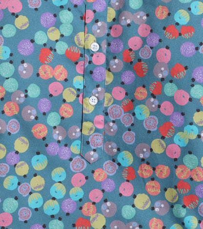 Bubble Printed Pyjama Kurta Set