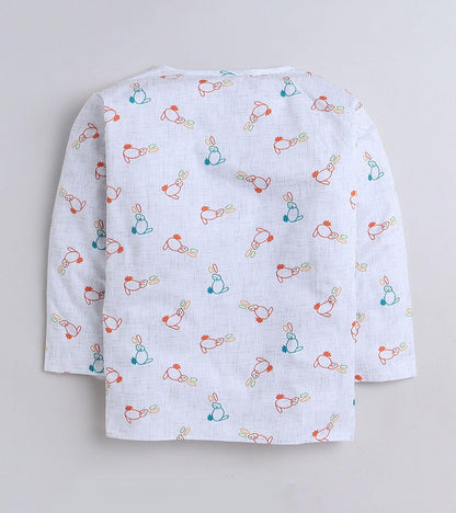 Dear Bunny Printed Pyjama Kurta Set