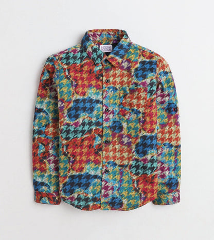houndstooth Printed Full Sleeve Shirt
