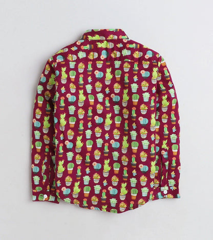 Cts Printed Full Sleeve Shirt