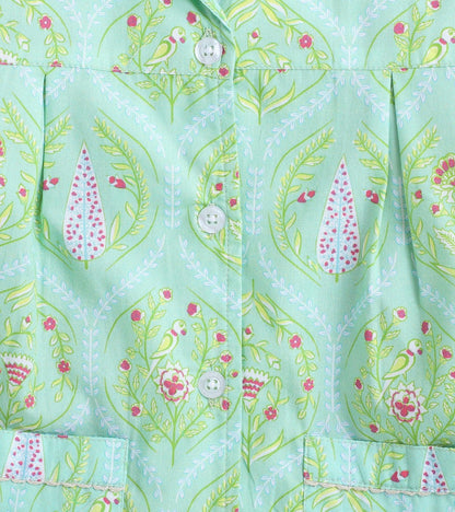 Two Buti Printed Girls Nightsuit Set - koochi Poochi