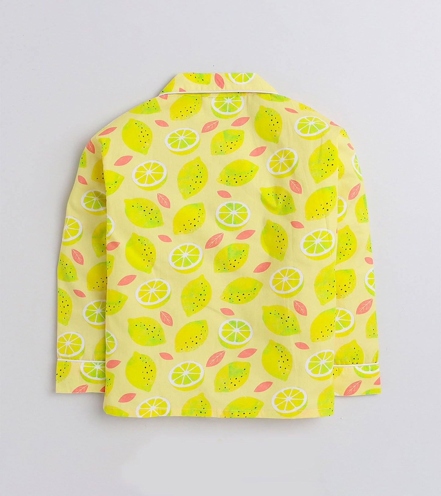 Sunshine  Lemon  Printed Night Suit Set